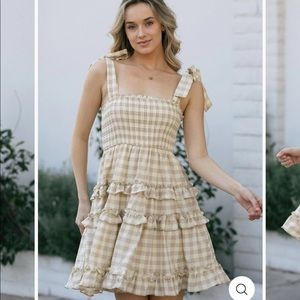 Adorable gingham dress